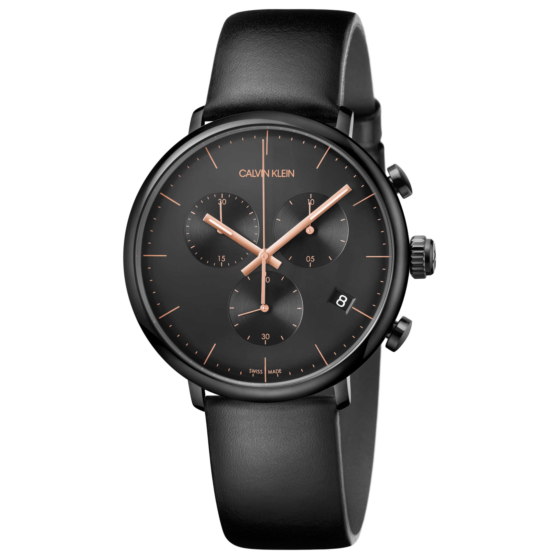 Front view of Calvin Klein High Noon Men's Quartz Watch K8M274CB