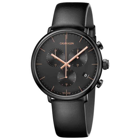 Front view of Calvin Klein High Noon Men's Quartz Watch K8M274CB
