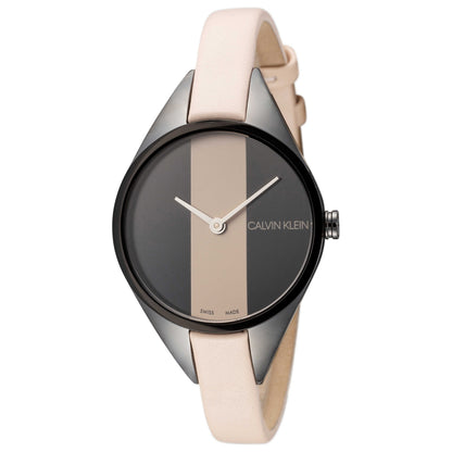 Front view of Calvin Klein Rebel Women's Quartz Watch K8P237X1