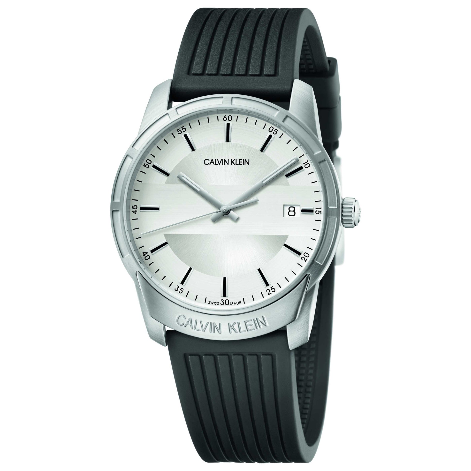 Front view of Calvin Klein Evidence Men's Swiss Quartz (Battery-Powered) Watch K8R111D6
