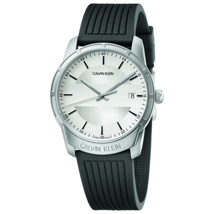 Front view of Calvin Klein Evidence Men's Swiss Quartz (Battery-Powered) Watch K8R111D6