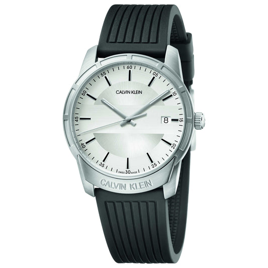 Front view of Calvin Klein Evidence Men's Swiss Quartz (Battery-Powered) Watch K8R111D6