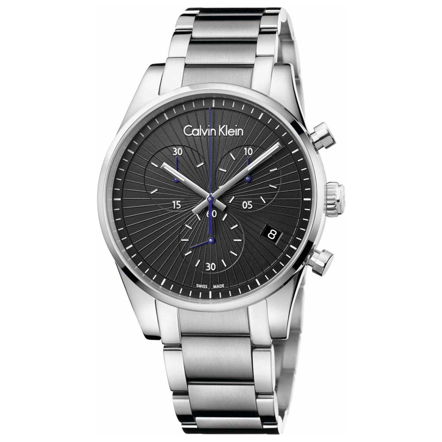 Front view of Calvin Klein Steadfast Men's Swiss Quartz (Battery-Powered) Watch K8S27141