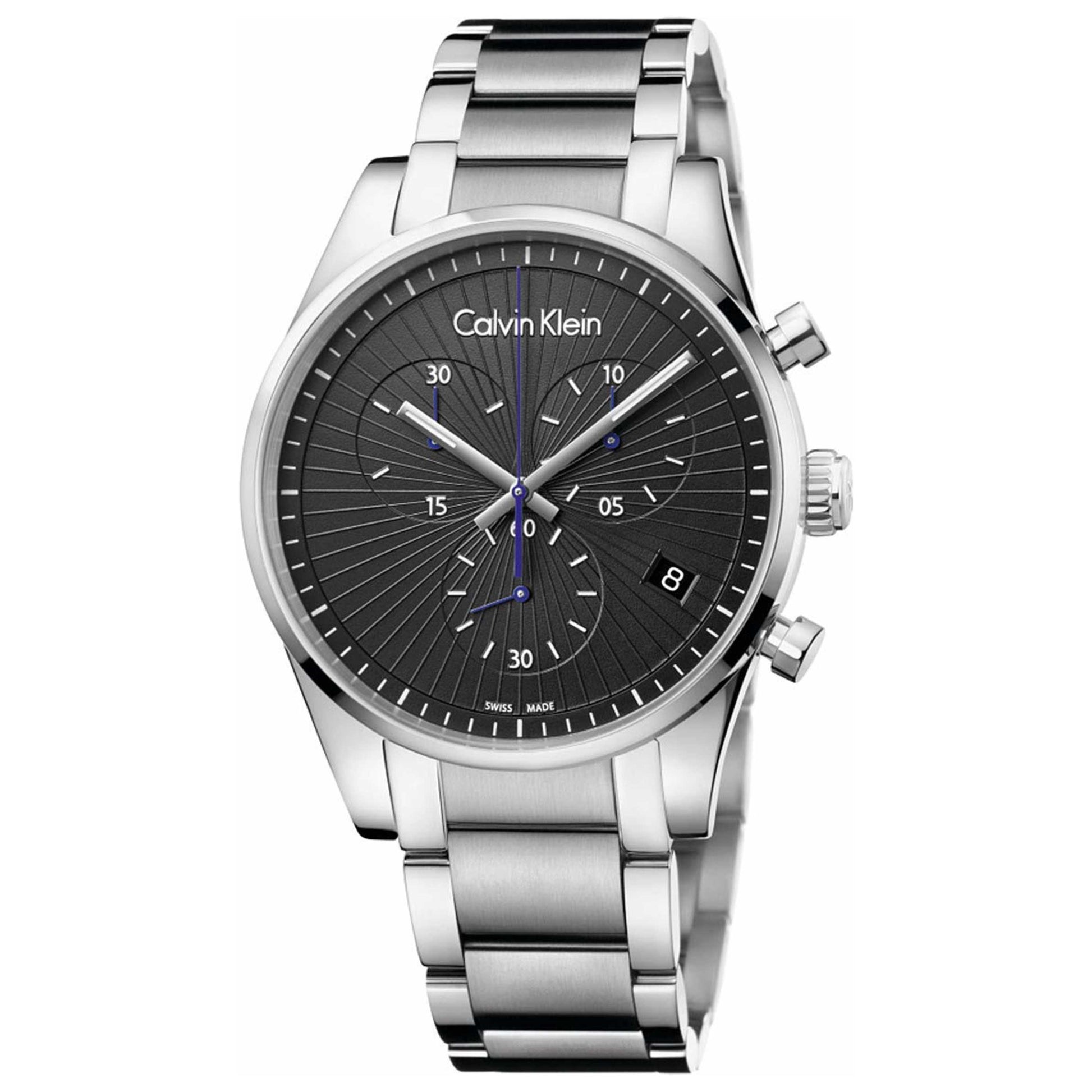 Front view of Calvin Klein Steadfast Men's Swiss Quartz (Battery-Powered) Watch K8S27141