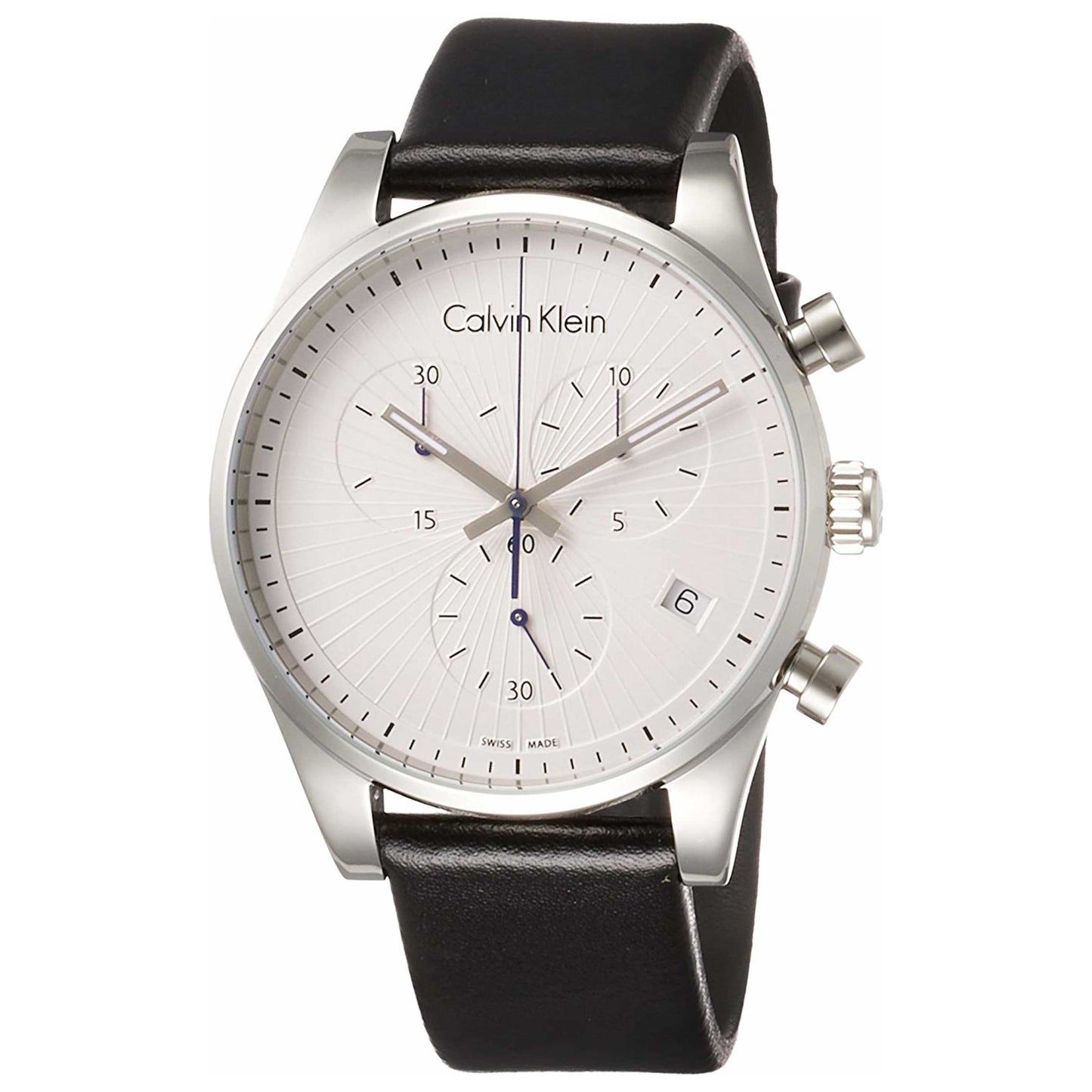 Front view of Calvin Klein Steadfast Men's Swiss Quartz (Battery-Powered) Watch K8S271C6