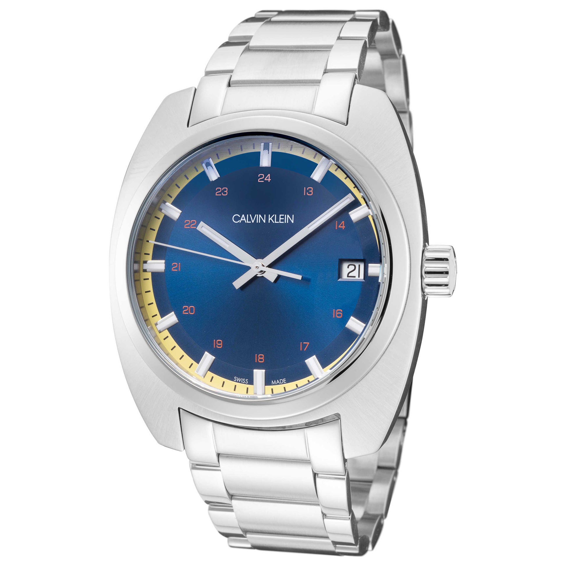 Front view of Calvin Klein Achieve Men's Quartz Watch K8W3114N
