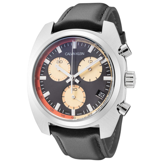 Front view of Calvin Klein Achieve Men's Quartz Watch K8W371C1