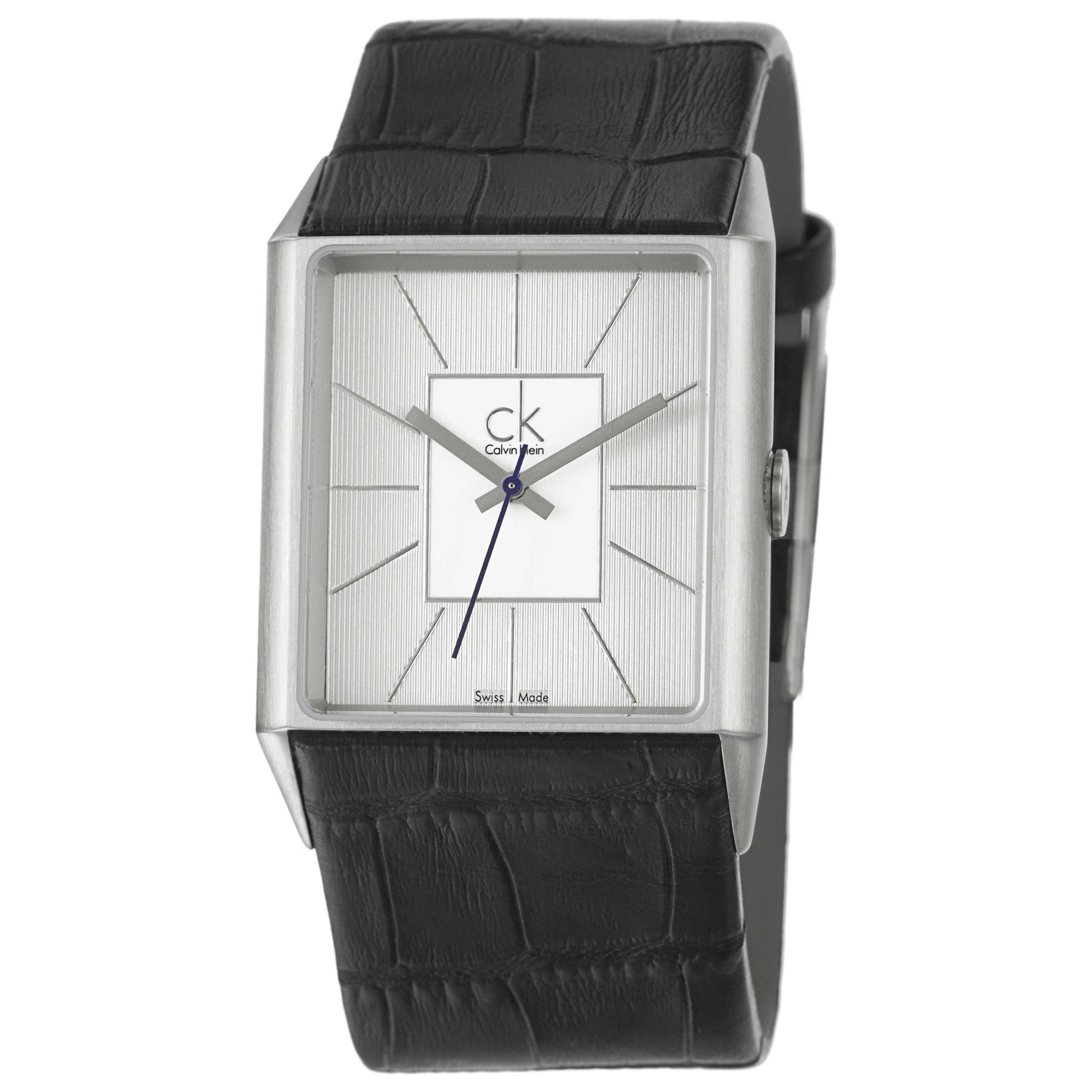 Front view of Calvin Klein Angular Men's Swiss Quartz (Battery-Powered) Watch K9611120