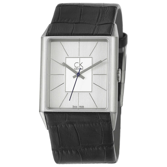 Front view of Calvin Klein Angular Men's Swiss Quartz (Battery-Powered) Watch K9611120