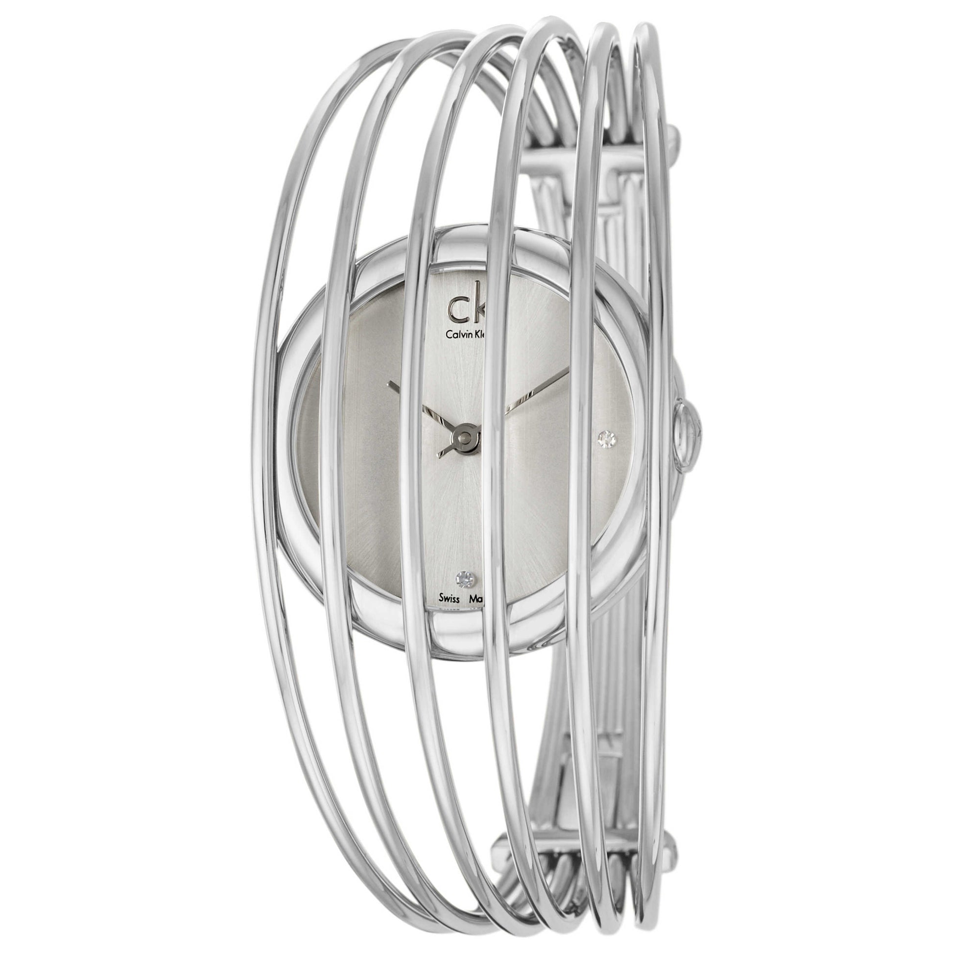 Front view of Calvin Klein Fly Women's Swiss Quartz (Battery-Powered) Watch K9924126