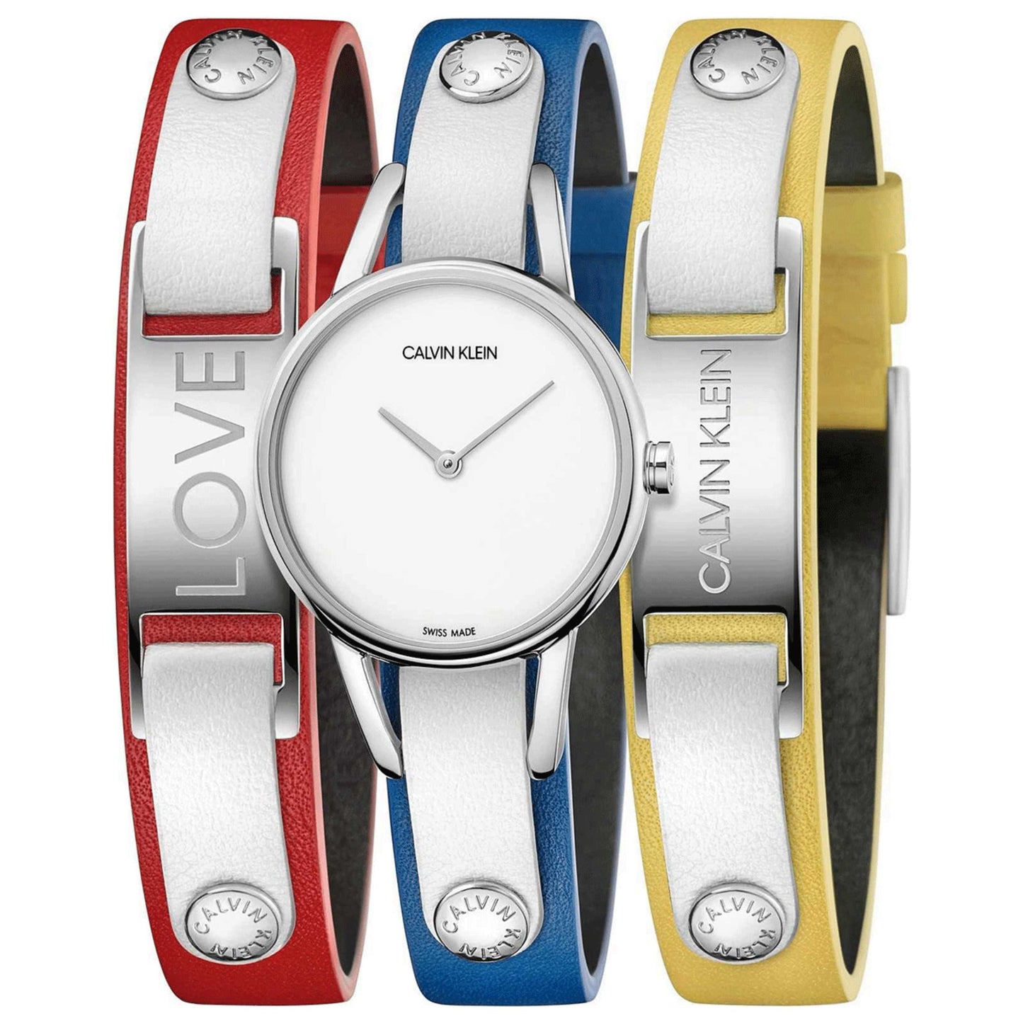 Front view of Calvin Klein Mycalvins Women's Quartz Watch K9D231VX