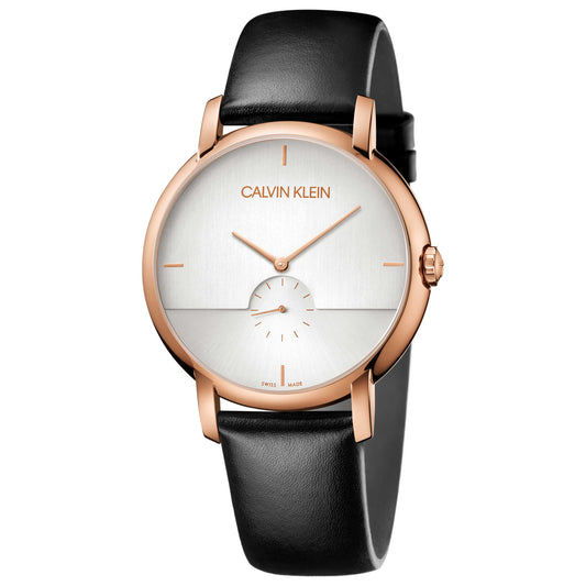 Front view of Calvin Klein Established Men's Quartz Watch K9H2X6C6