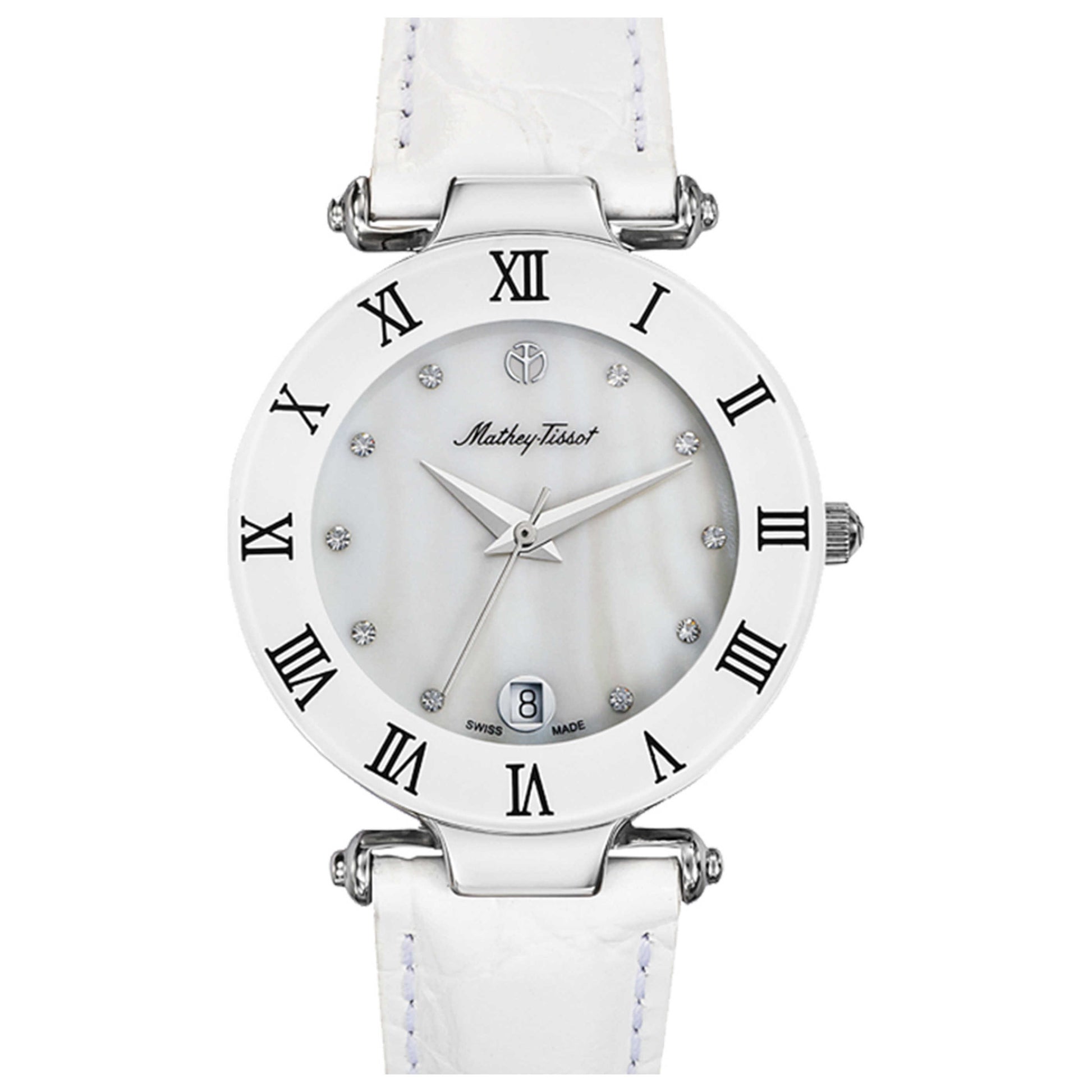 Front view of Mathey Tissot Classic Women's Quartz Watch KB234MA