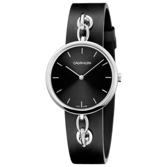 Front view of Calvin Klein Chain Women's Quartz Watch KBM231C1