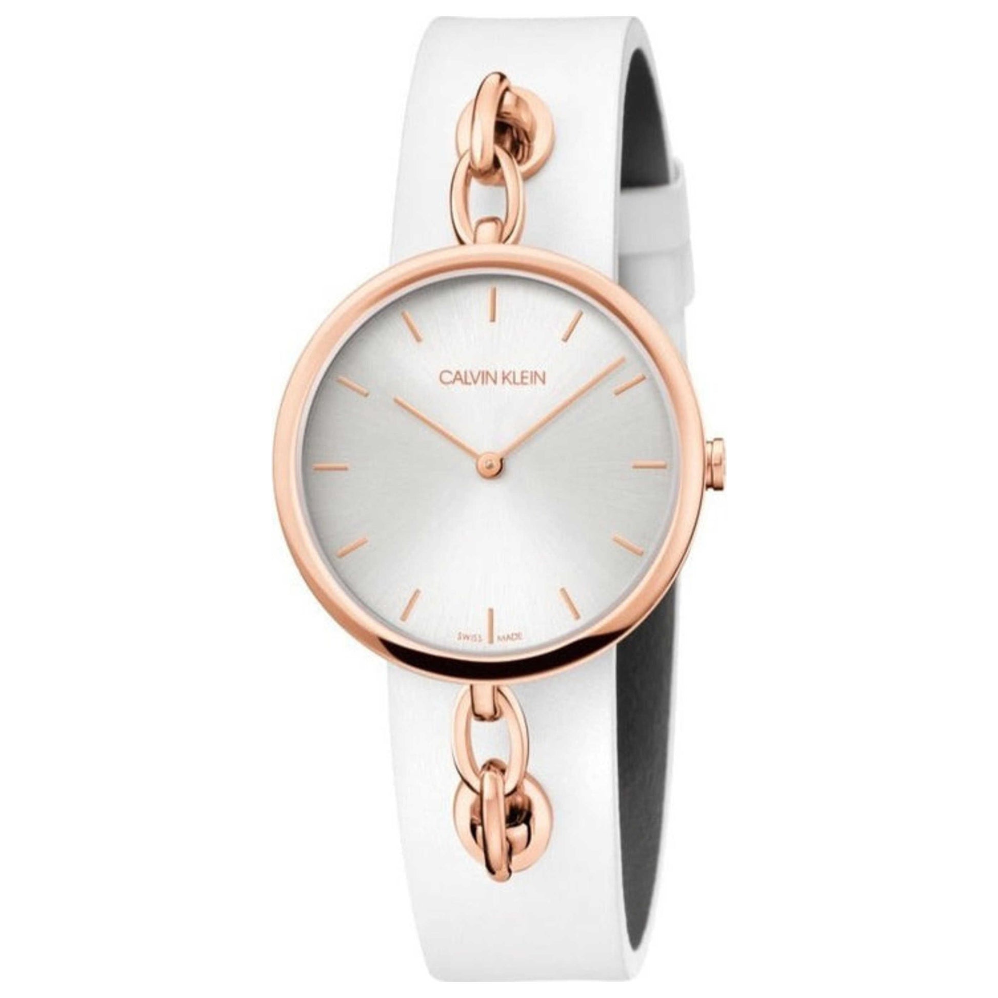 Front view of Calvin Klein Chain Women's Quartz Watch KBM236L6