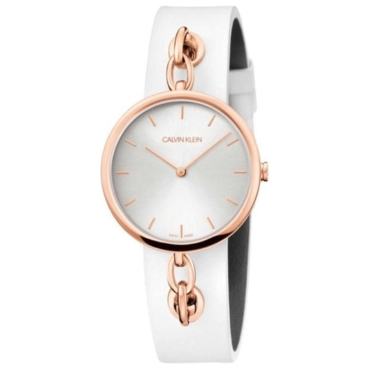 Front view of Calvin Klein Chain Women's Quartz Watch KBM236L6