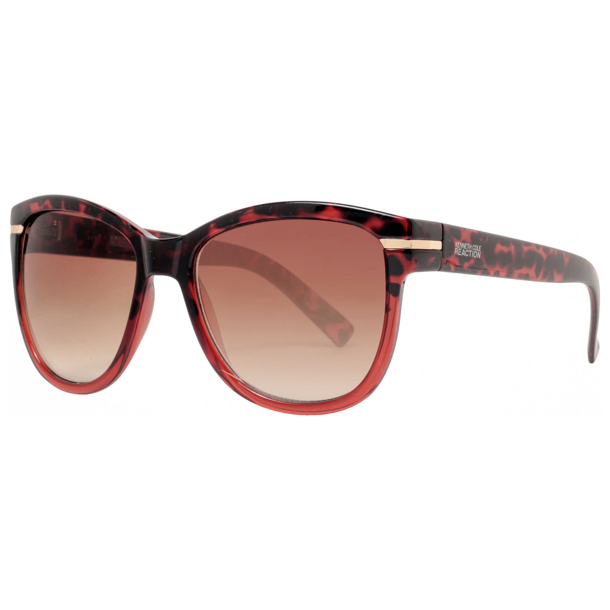 Front view of Kenneth Cole Reaction Square Women's Sunglasses KC1254-56F