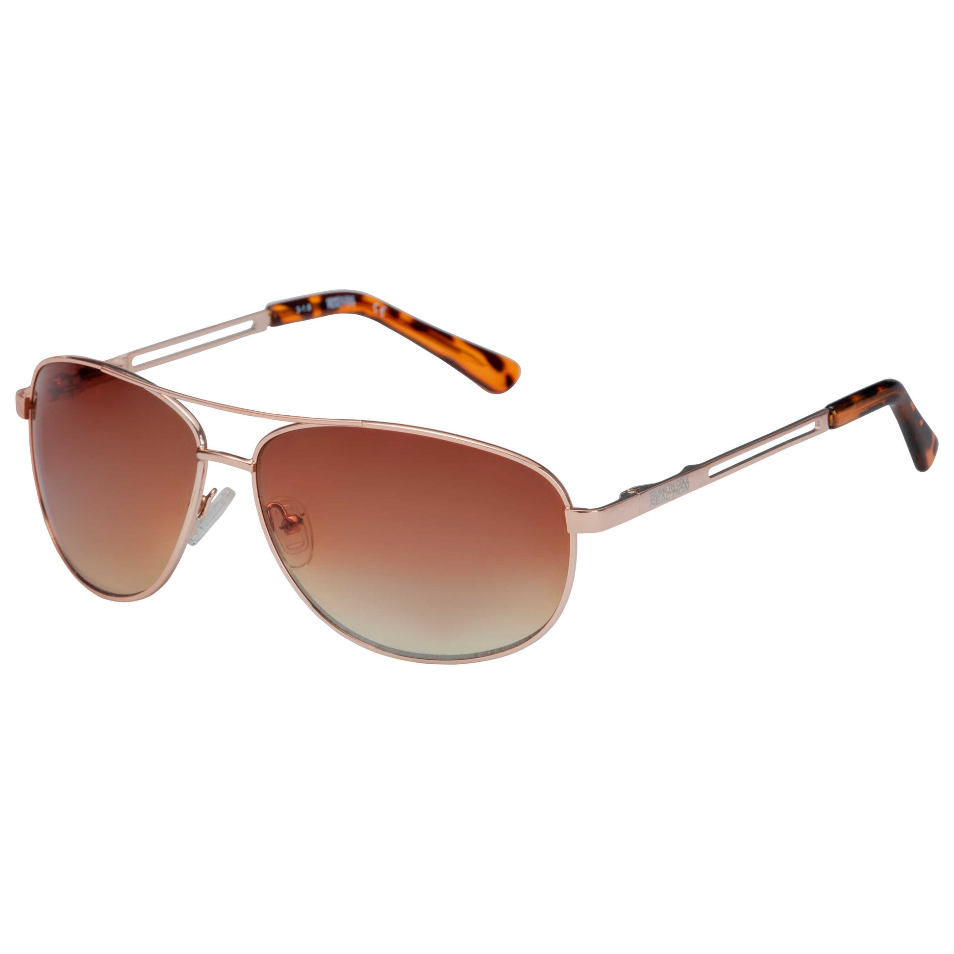 Front view of Kenneth Cole Aviator Unisex Sunglasses KC1281-6149F
