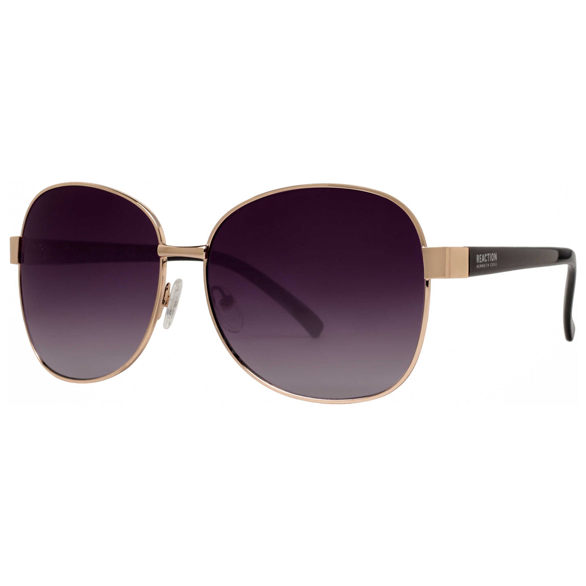Front view of Kenneth Cole Reaction Square Women's Sunglasses KC1284-32B
