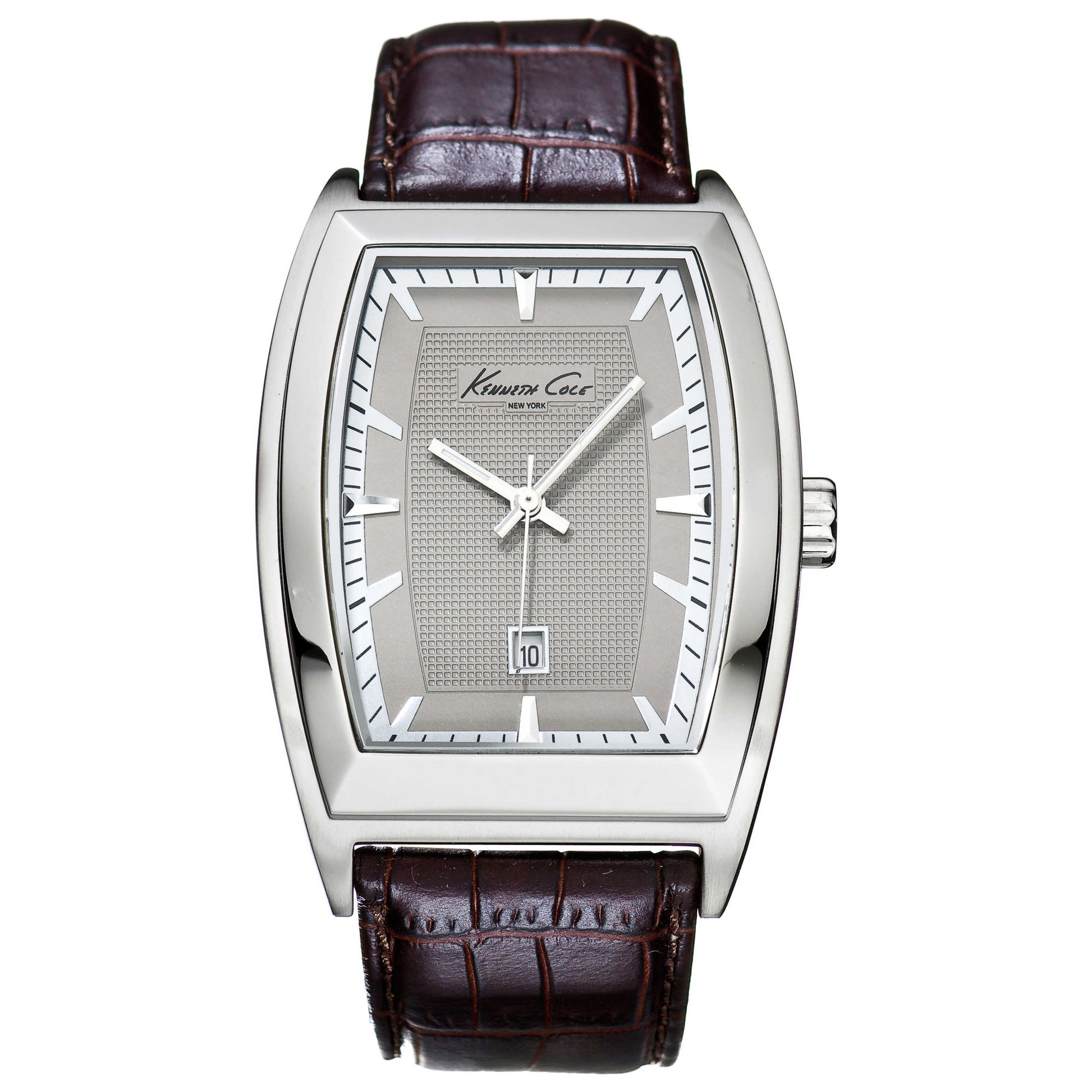 Front view of Kenneth Cole Barrel Men's Watch KC1417