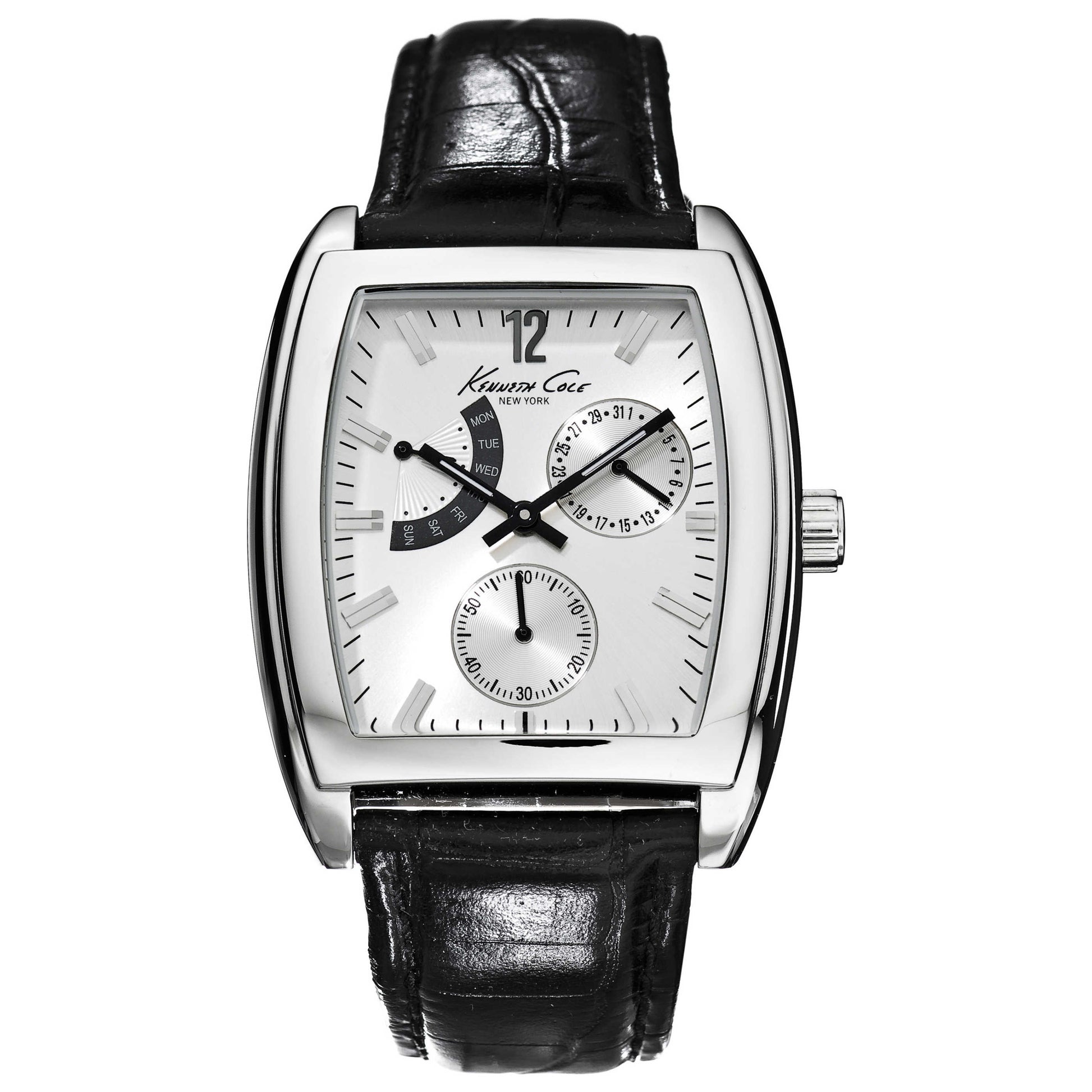 Front view of Kenneth Cole Barrel Men's Watch KC1465