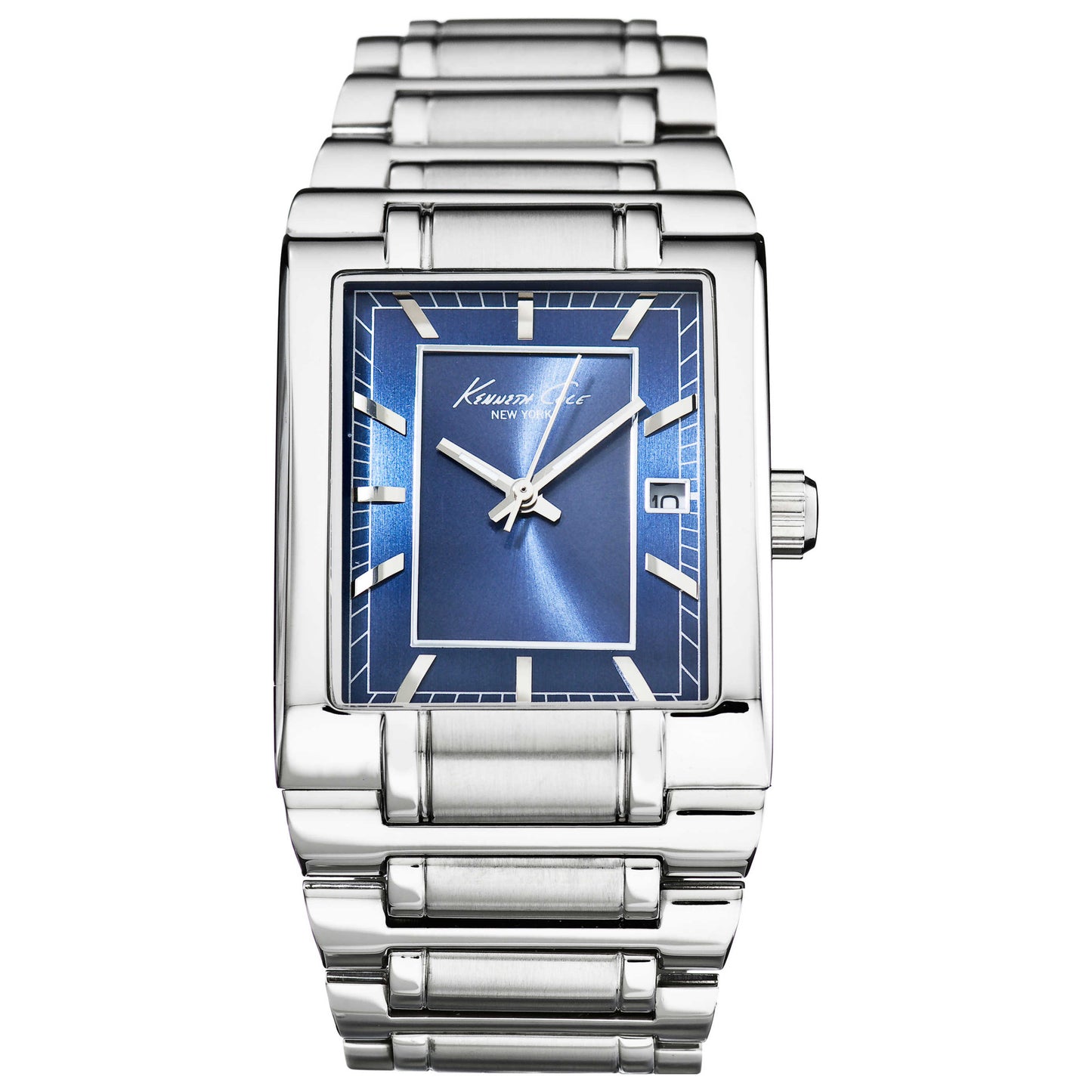 Front view of Kenneth Cole Rectangular Men's Watch KC3539