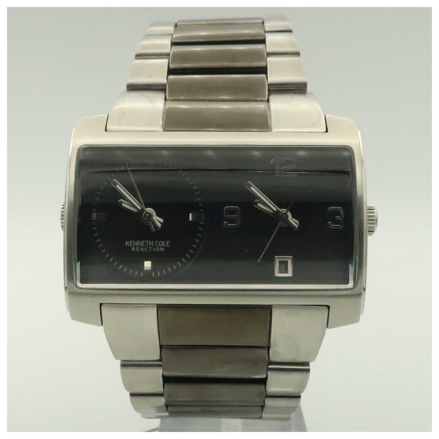 Front view of Kenneth Cole Two Time Men's Watch KC3545-PO