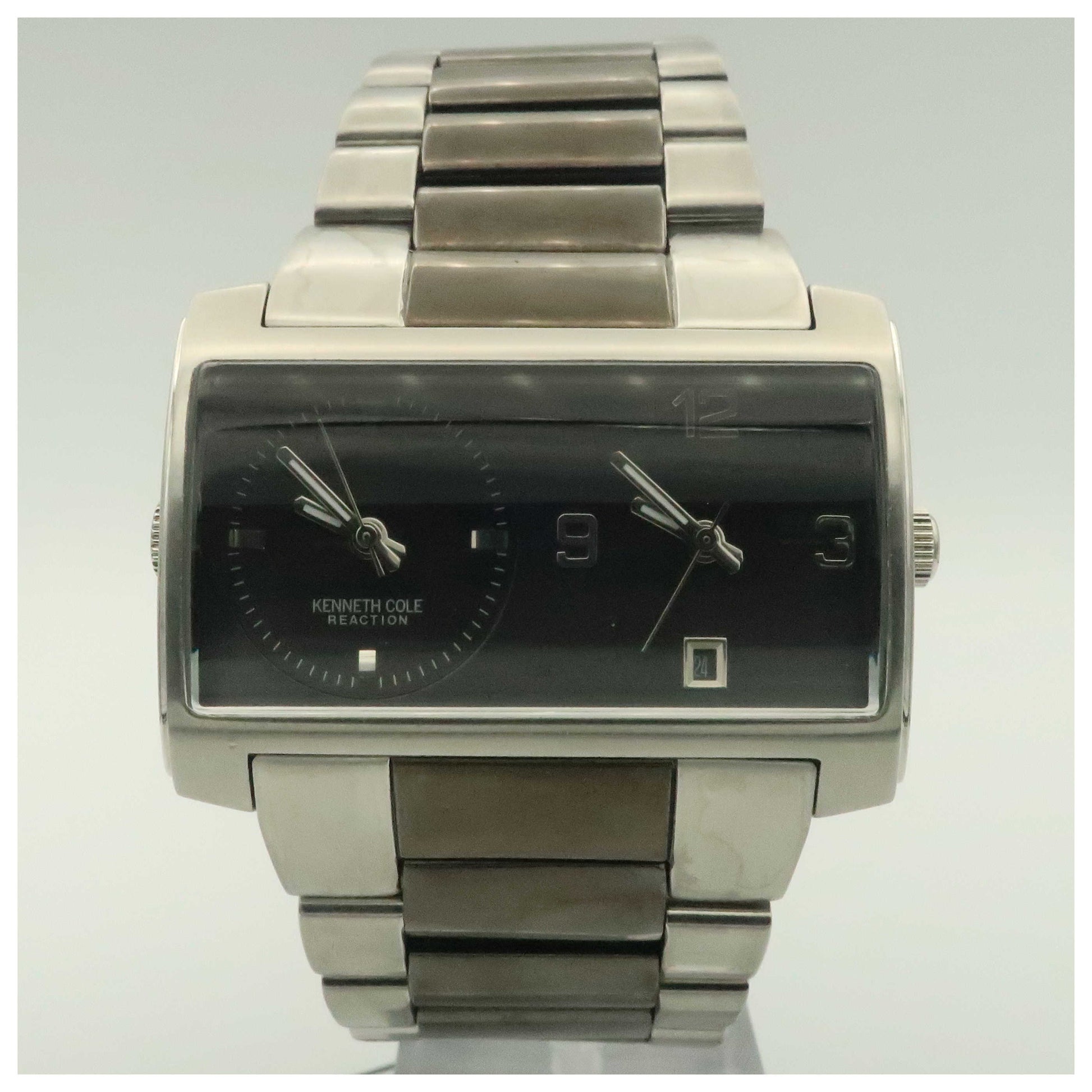 Front view of Kenneth Cole Two Time Men's Watch KC3545-PO