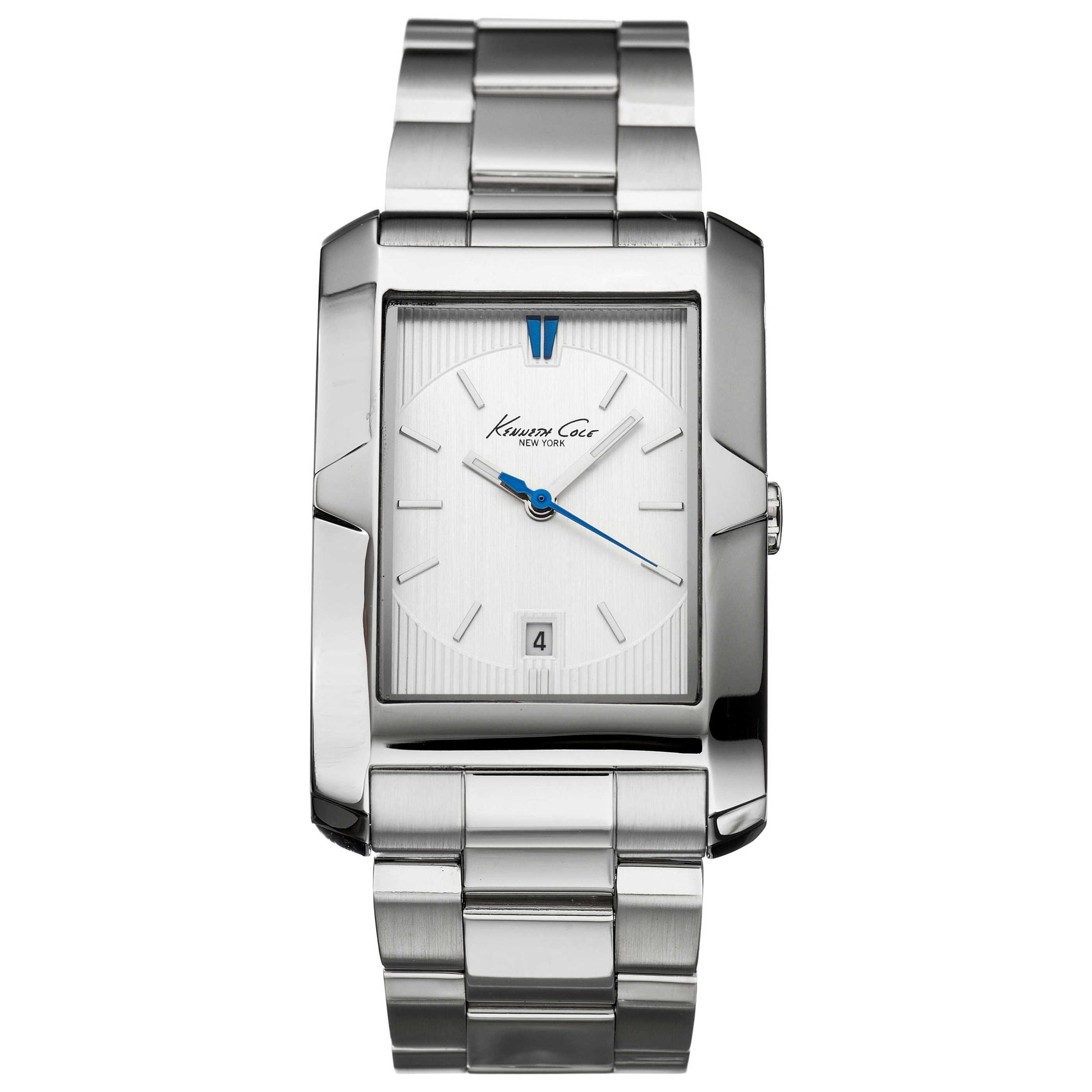 Front view of Kenneth Cole Rectangular Men's Watch KC3707