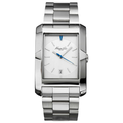 Front view of Kenneth Cole Rectangular Men's Watch KC3707