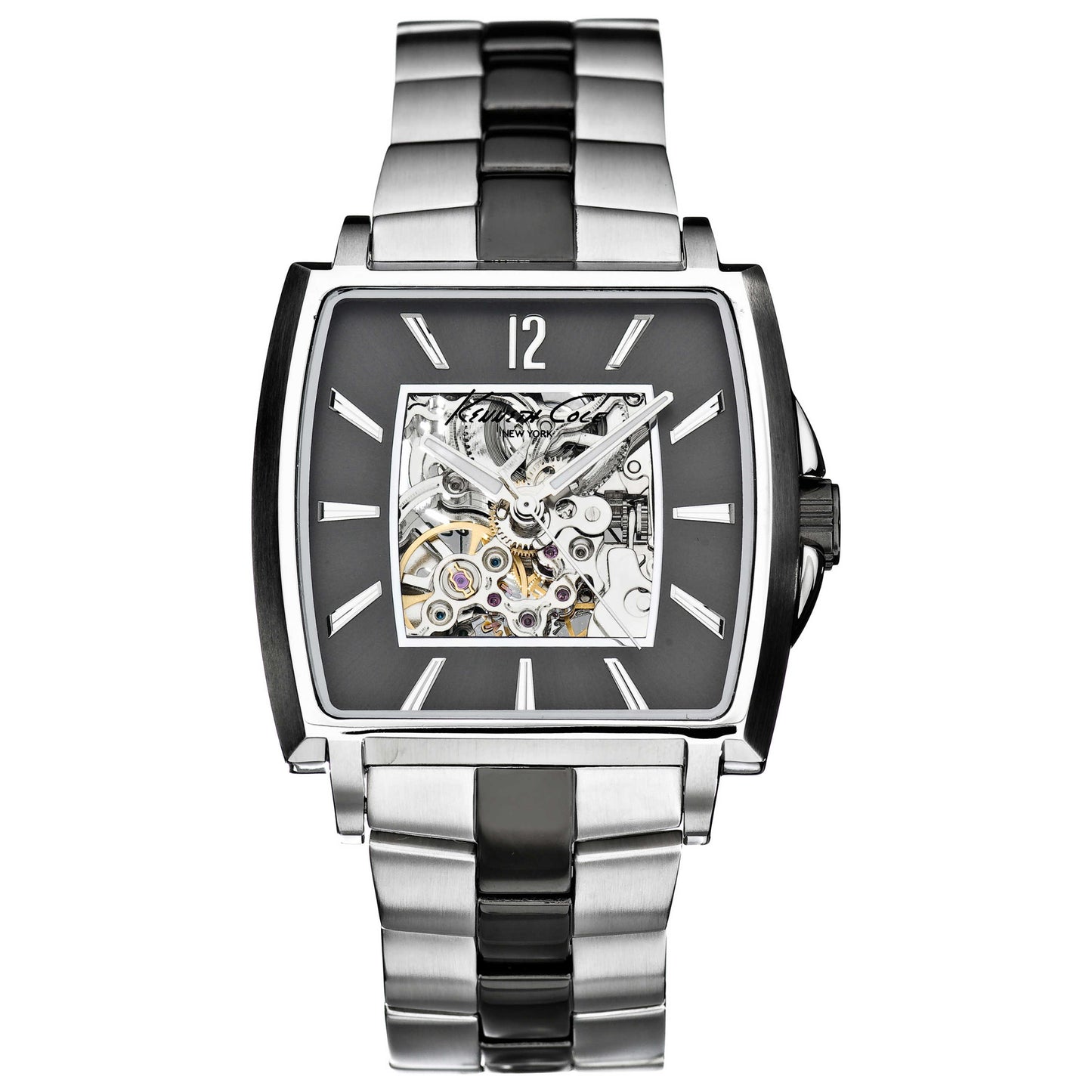 Front view of Kenneth Cole Over Exposed Men's Watch KC3796