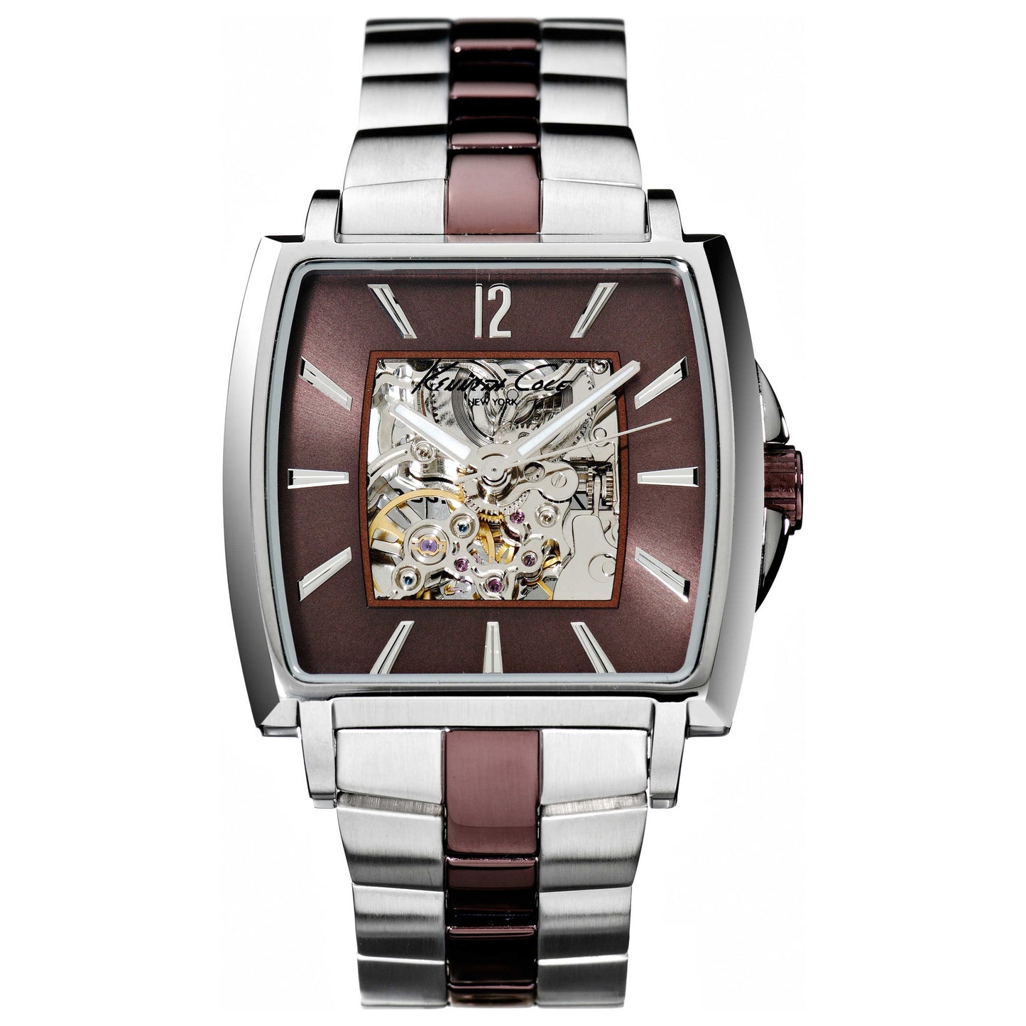 Front view of Kenneth Cole Over Exposed Men's Watch KC3803