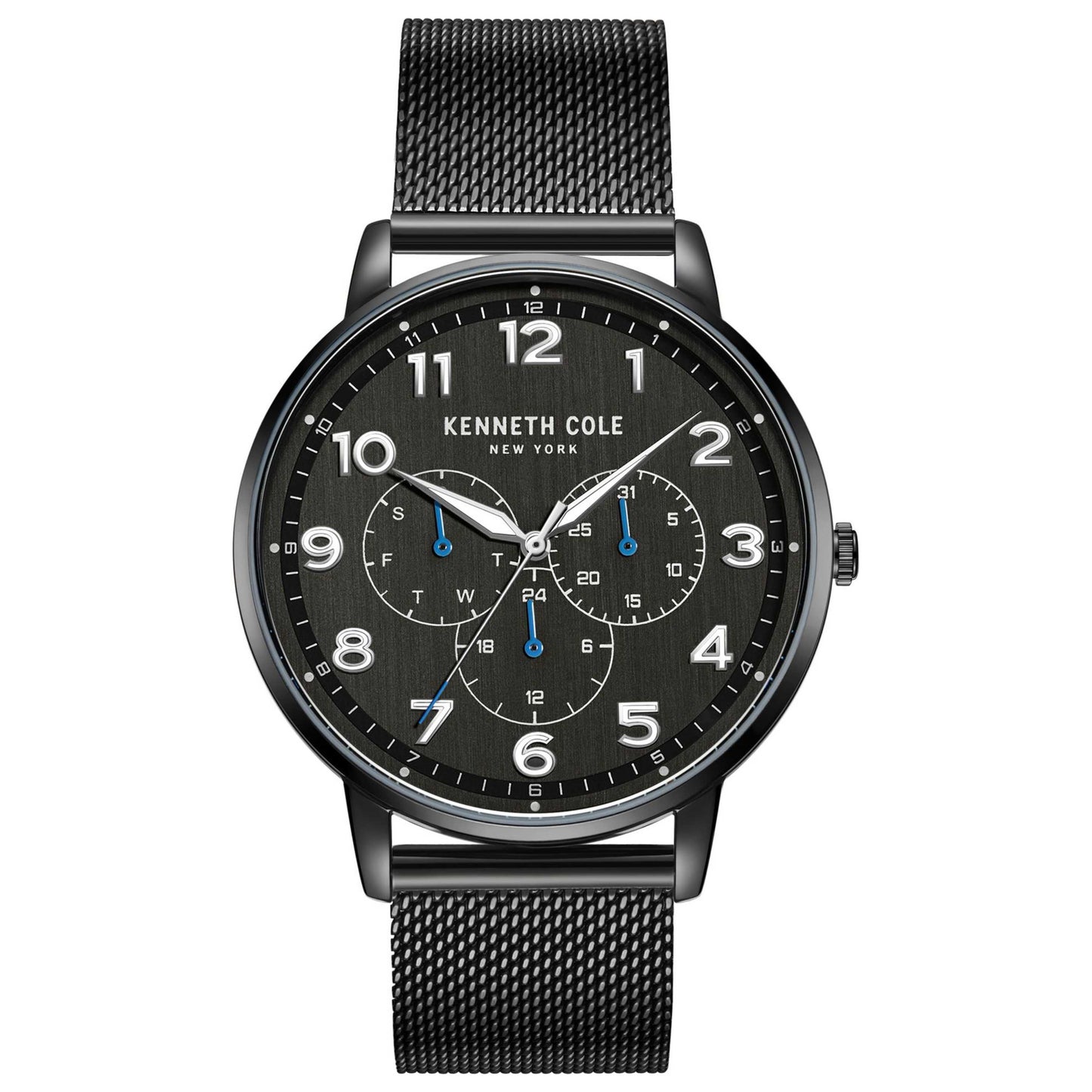 Front view of Kenneth Cole Modern Dress Sport Men's Quartz Watch KC50801001