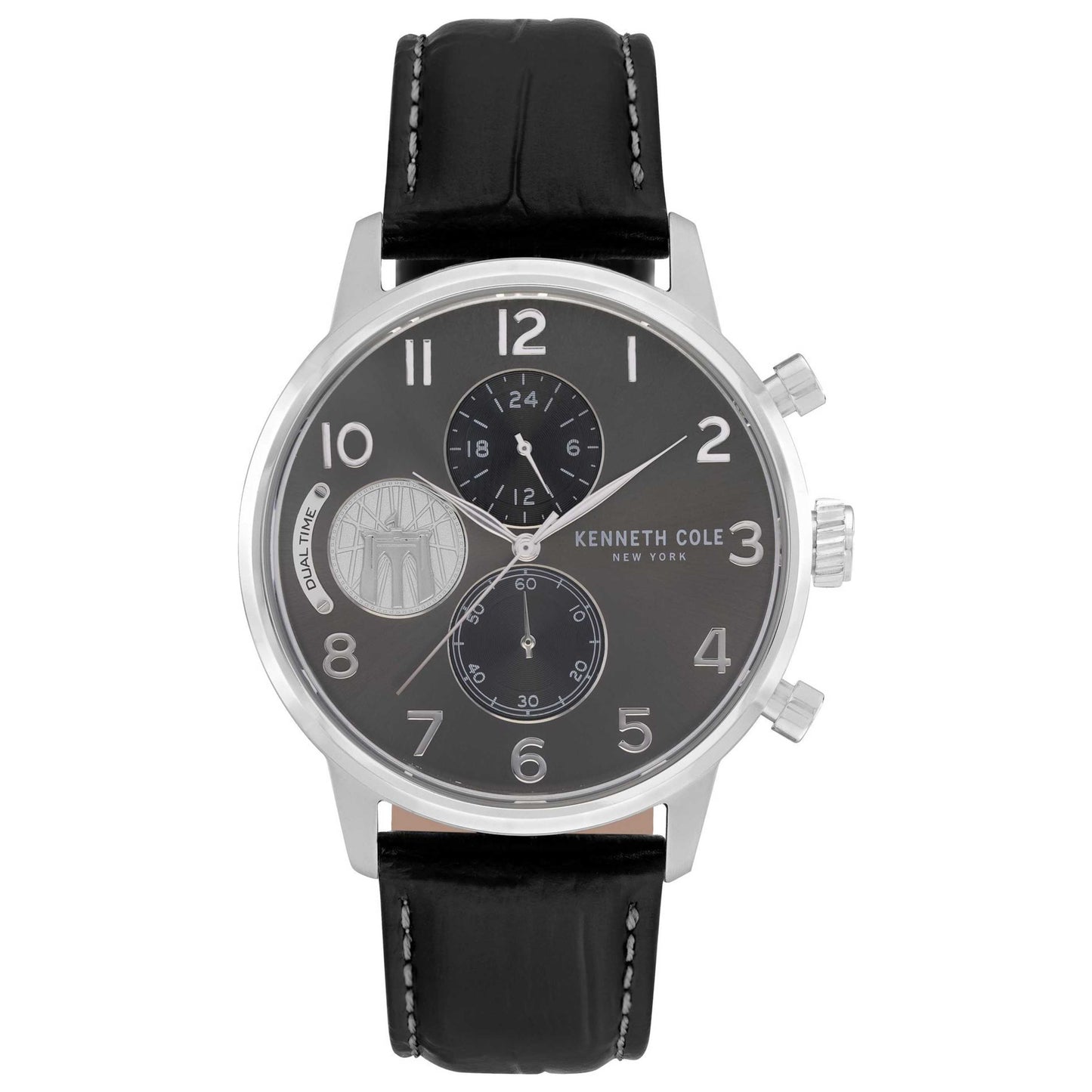 Front view of Kenneth Cole Modern Dress Sport Men's Quartz Watch KC51019001