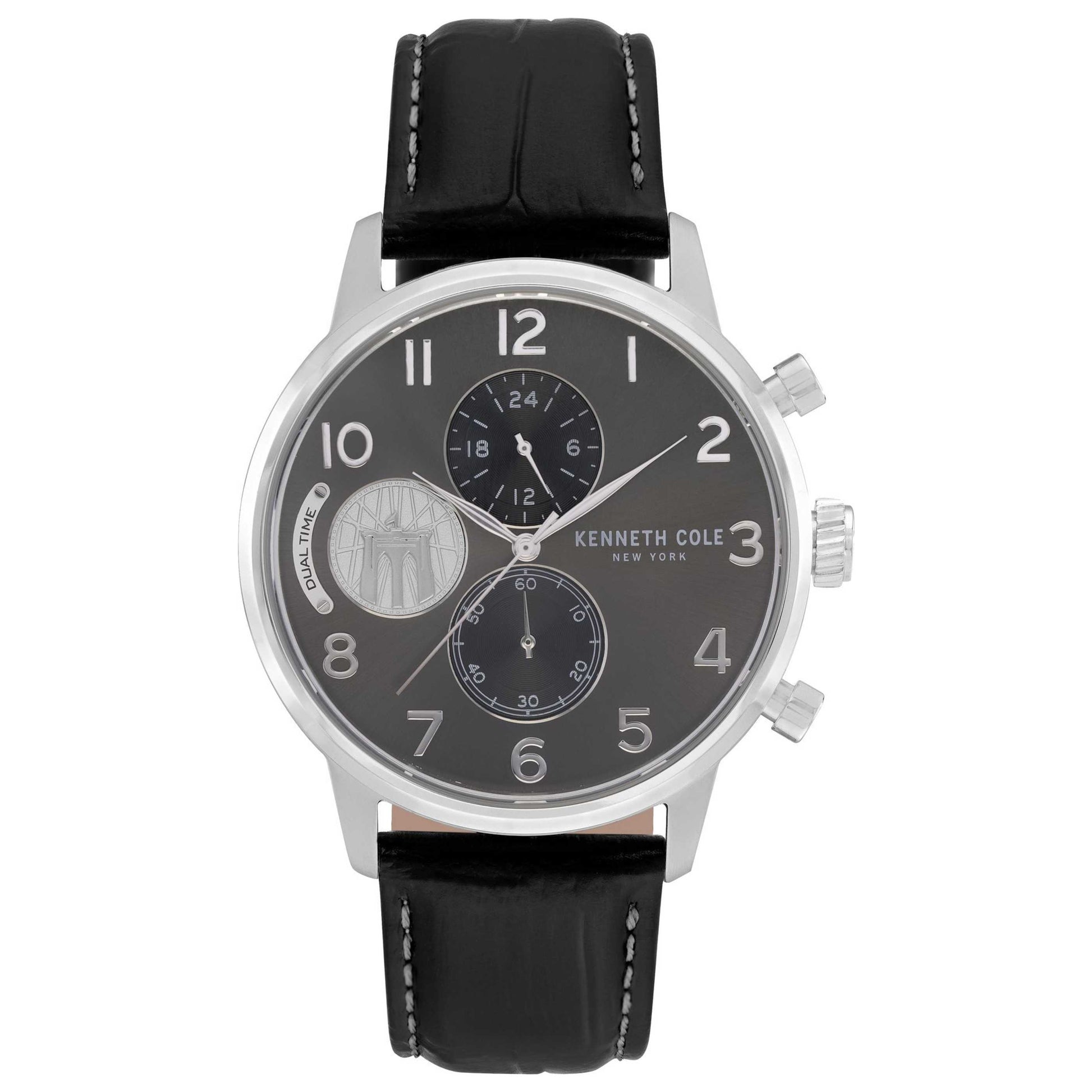 Front view of Kenneth Cole Modern Dress Sport Men's Quartz Watch KC51019001