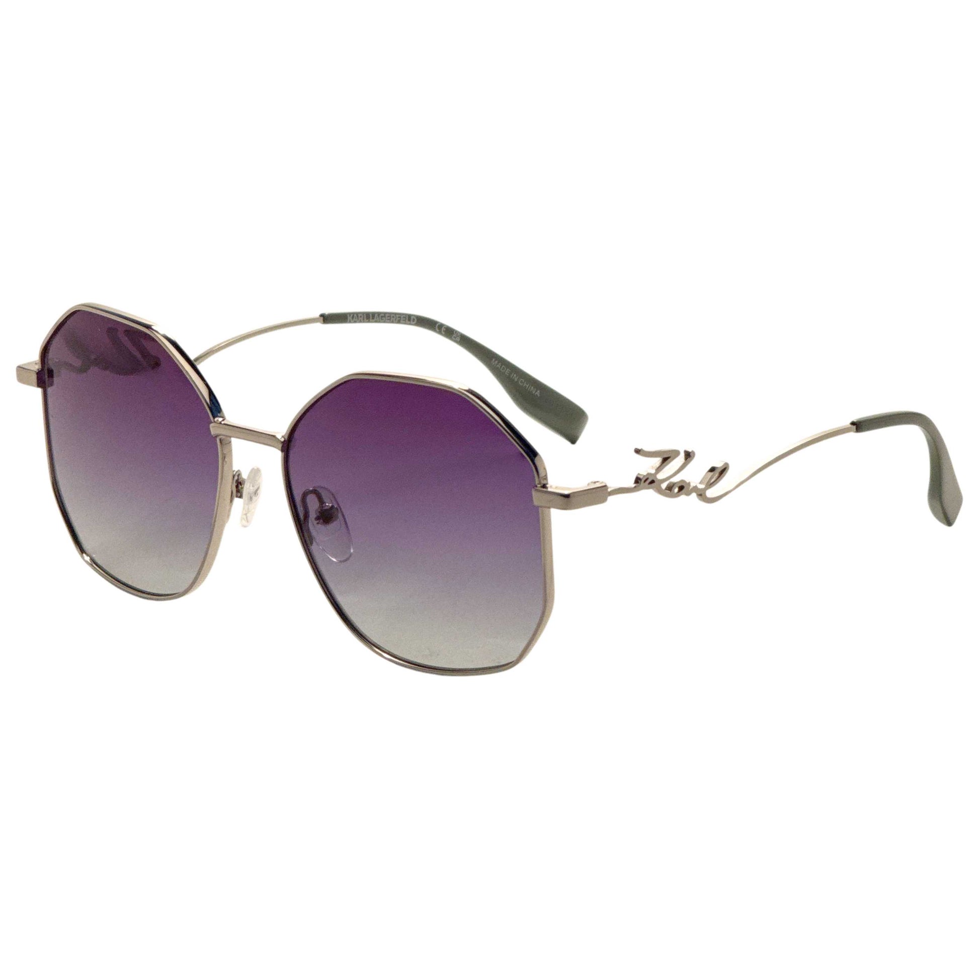 Front view of Karl Lagerfeld Women's Sunglasses KL358S-041-57