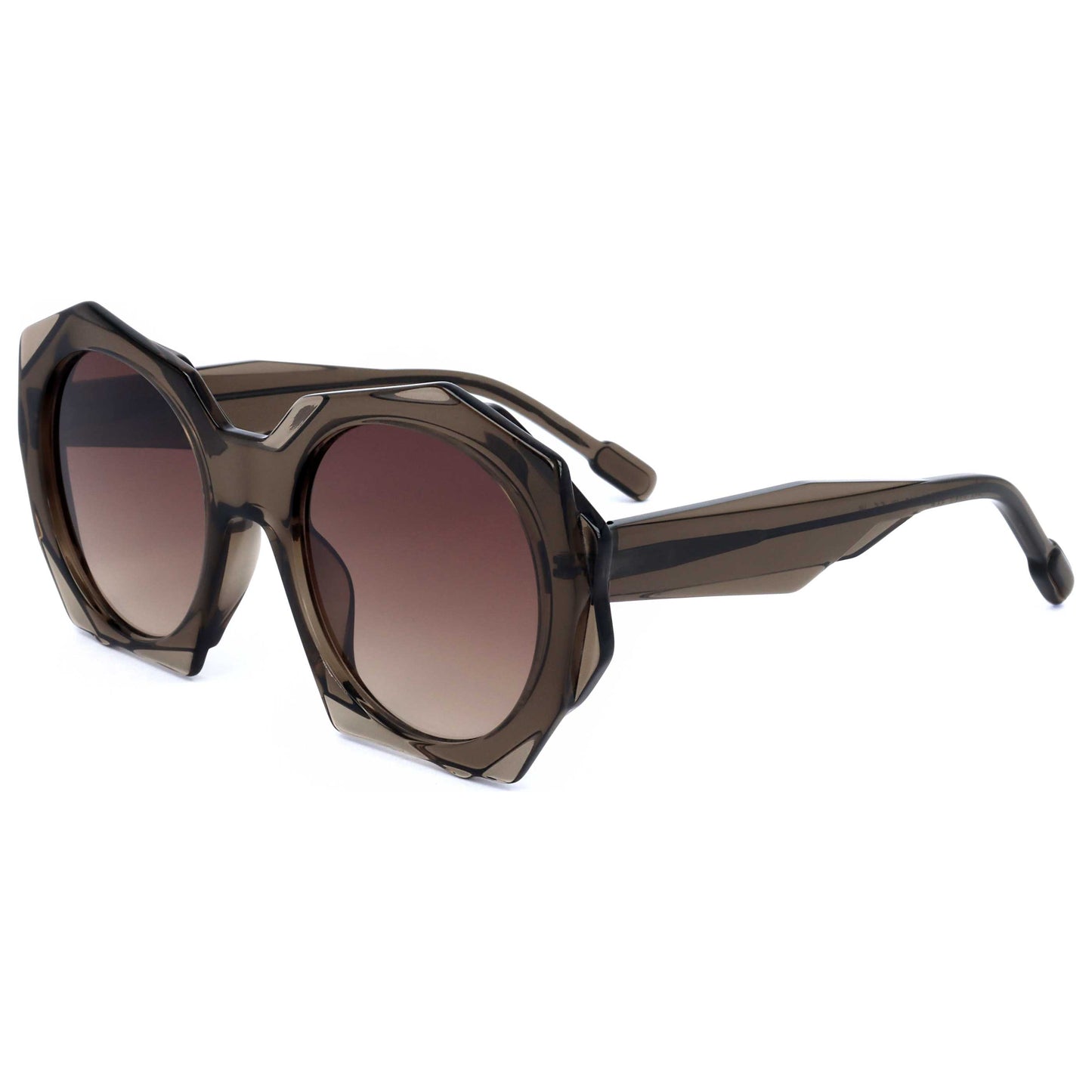 Front view of Kartell Women's Sunglasses KL501S-002N-53