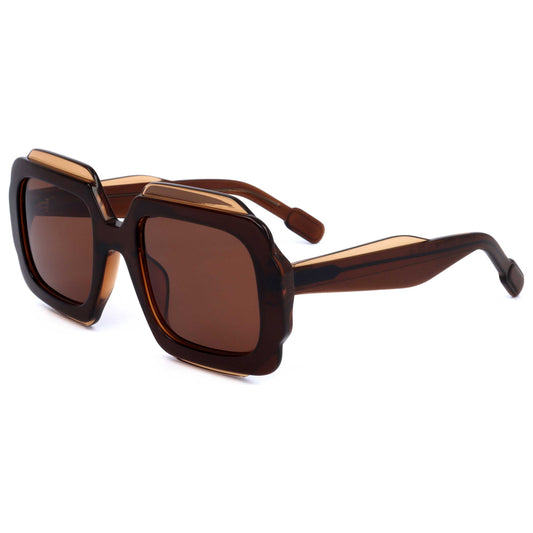 Front view of Kartell Unisex Sunglasses KL509S-02-52