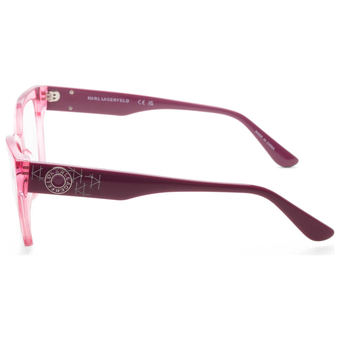 Left view of Karl Lagerfeld Women's Opticals KL6111R-628