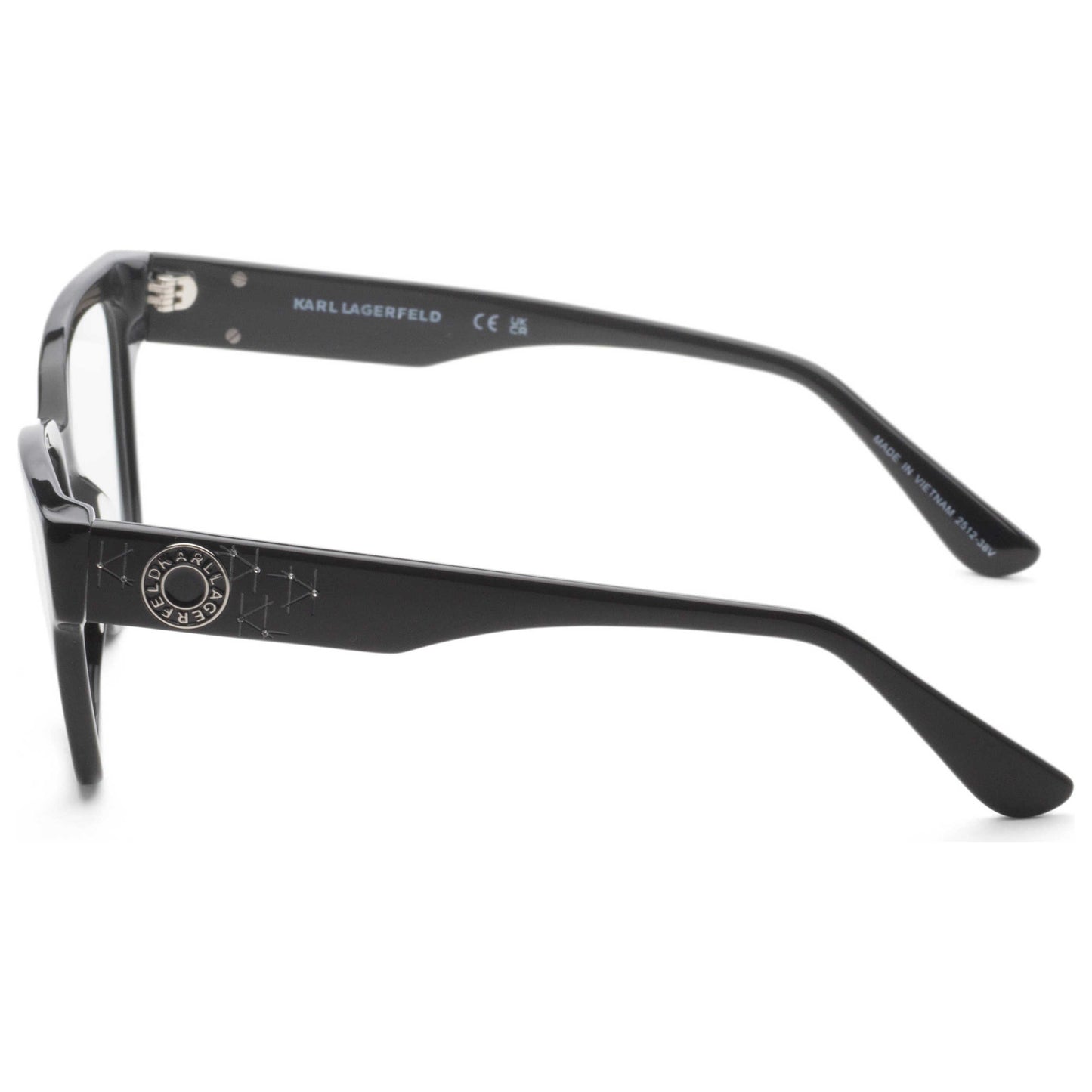 Left view of Karl Lagerfeld Women's Opticals KL6112RN-001-54