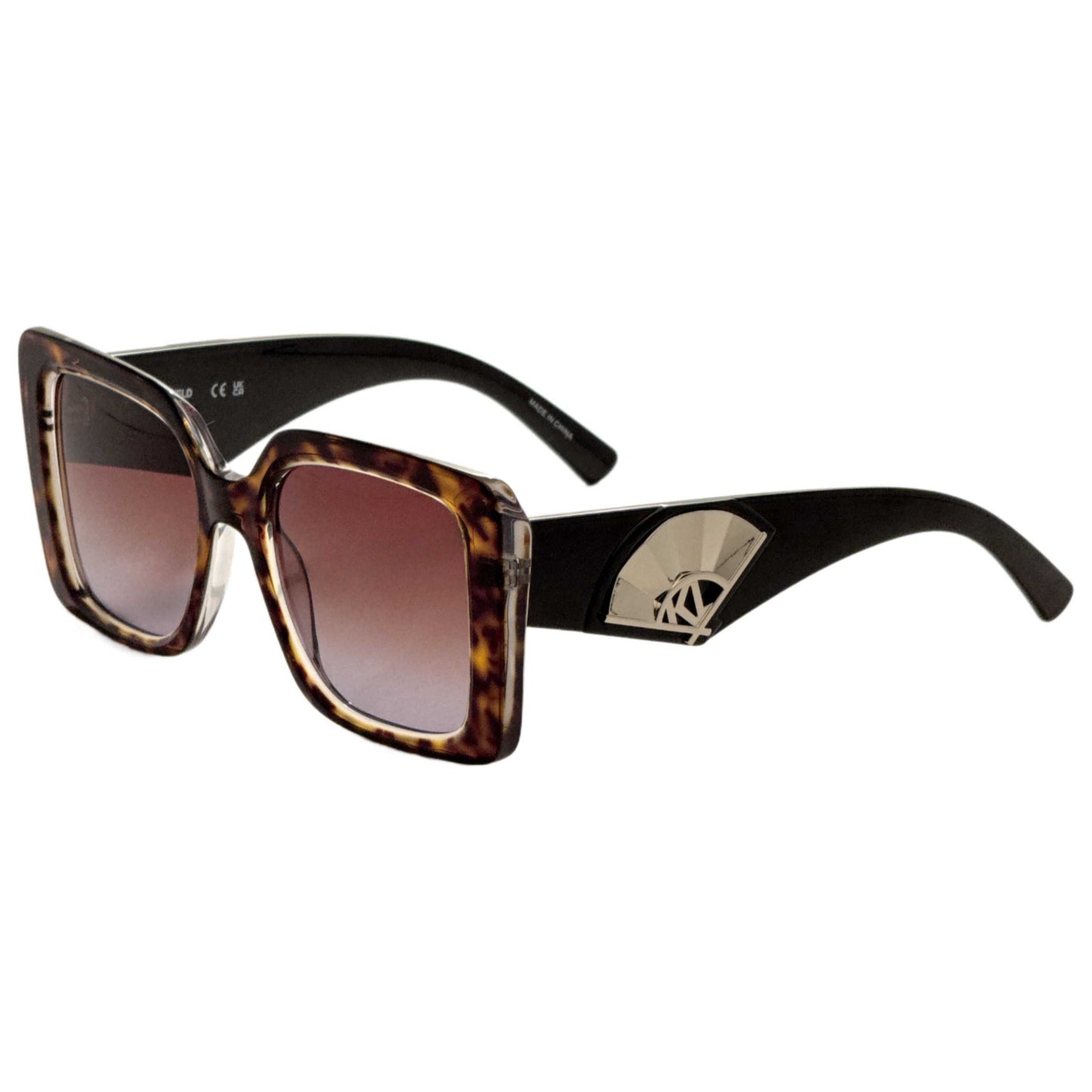 Front view of Karl Lagerfeld Women's Sunglasses KL6126S-242