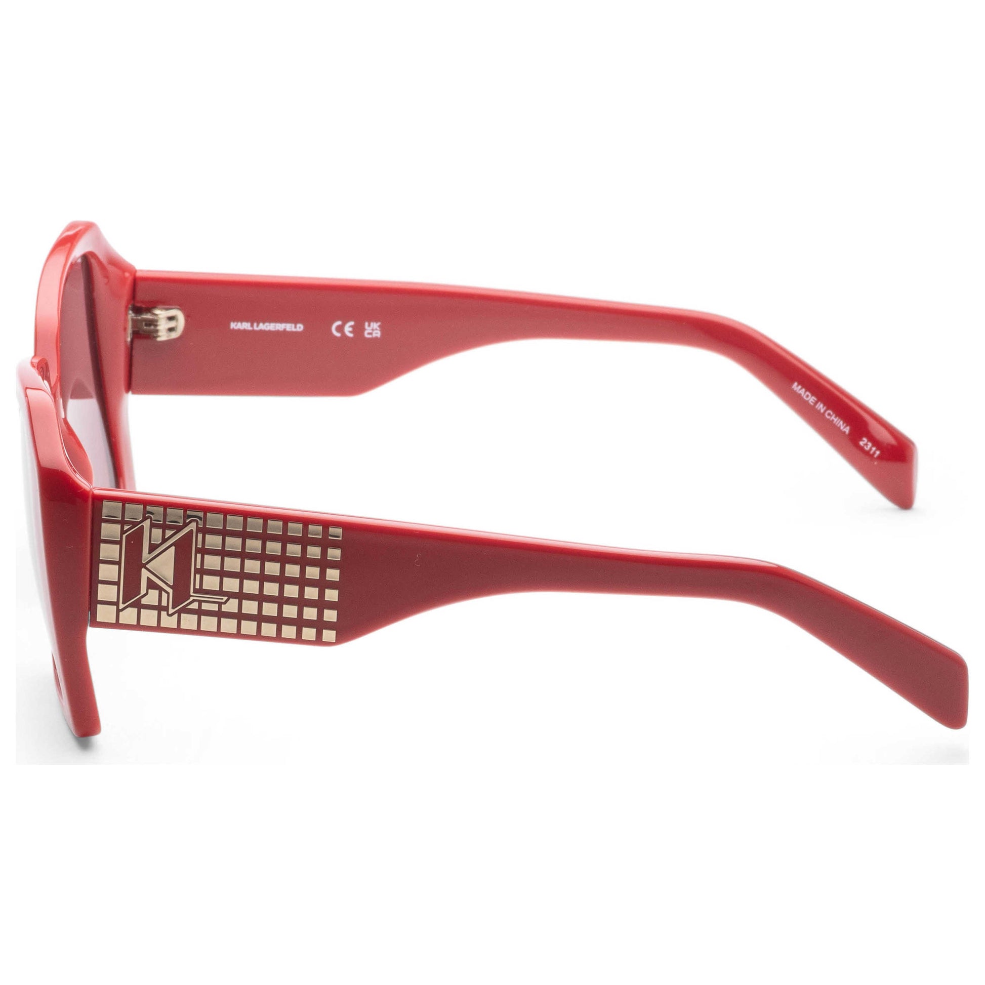 Left view of Karl Lagerfeld Women's Sunglasses KL6140S-600