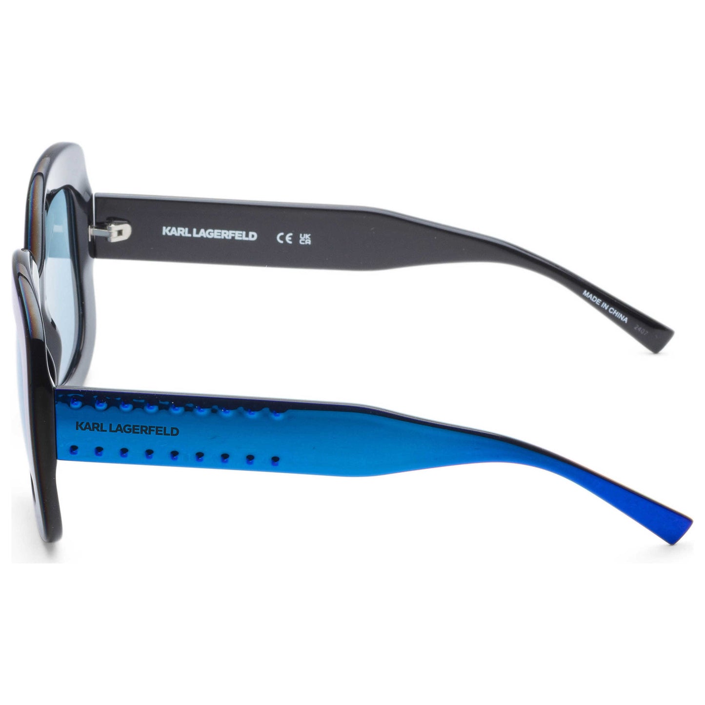 Left view of Karl Lagerfeld Women's Sunglasses KL6165S-400