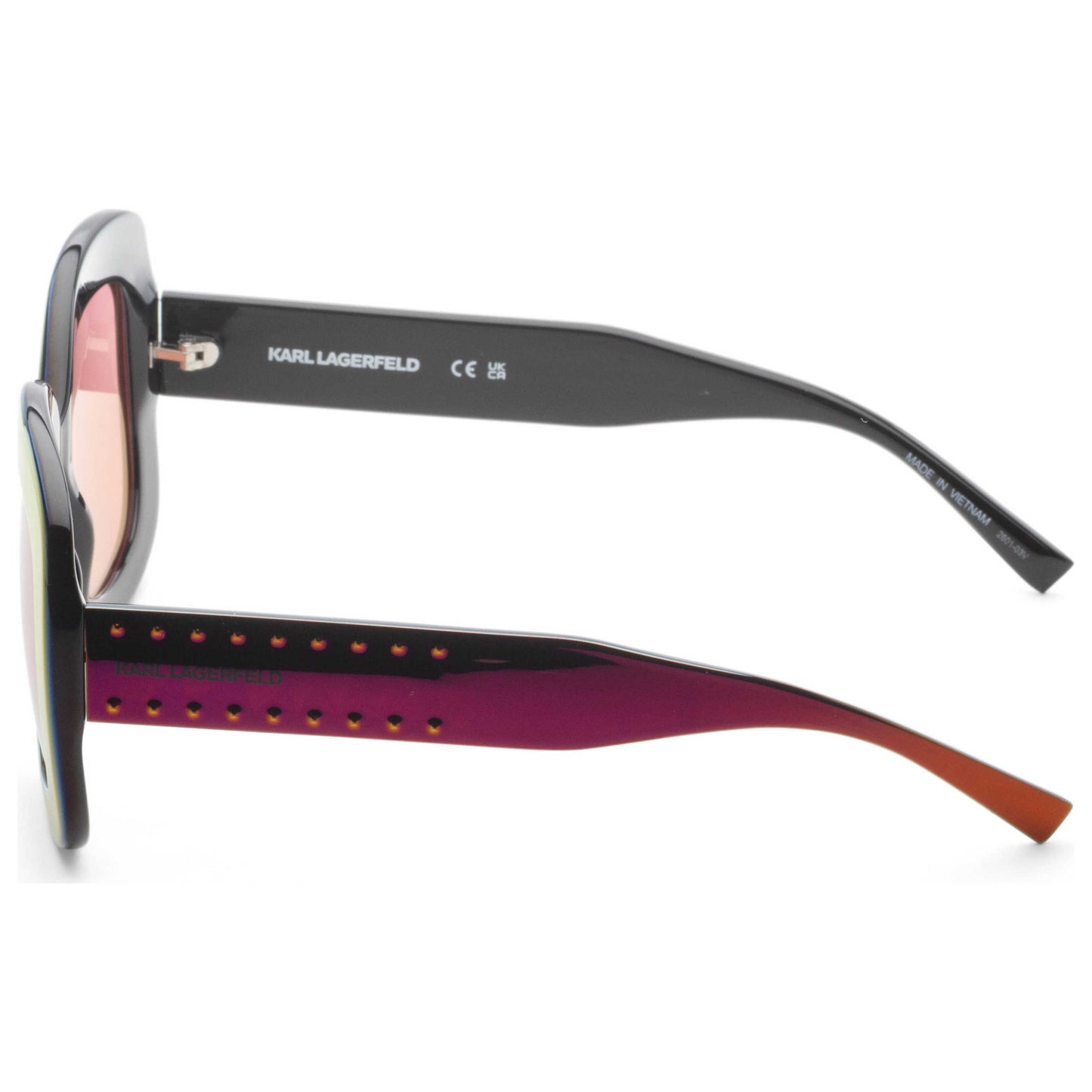 Left view of Karl Lagerfeld Women's Sunglasses KL6165SN-602