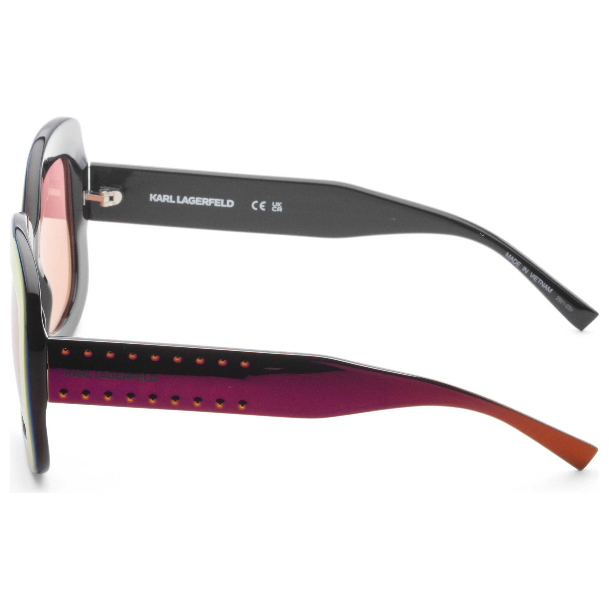 Left view of Karl Lagerfeld Women's Sunglasses KL6165SN-602