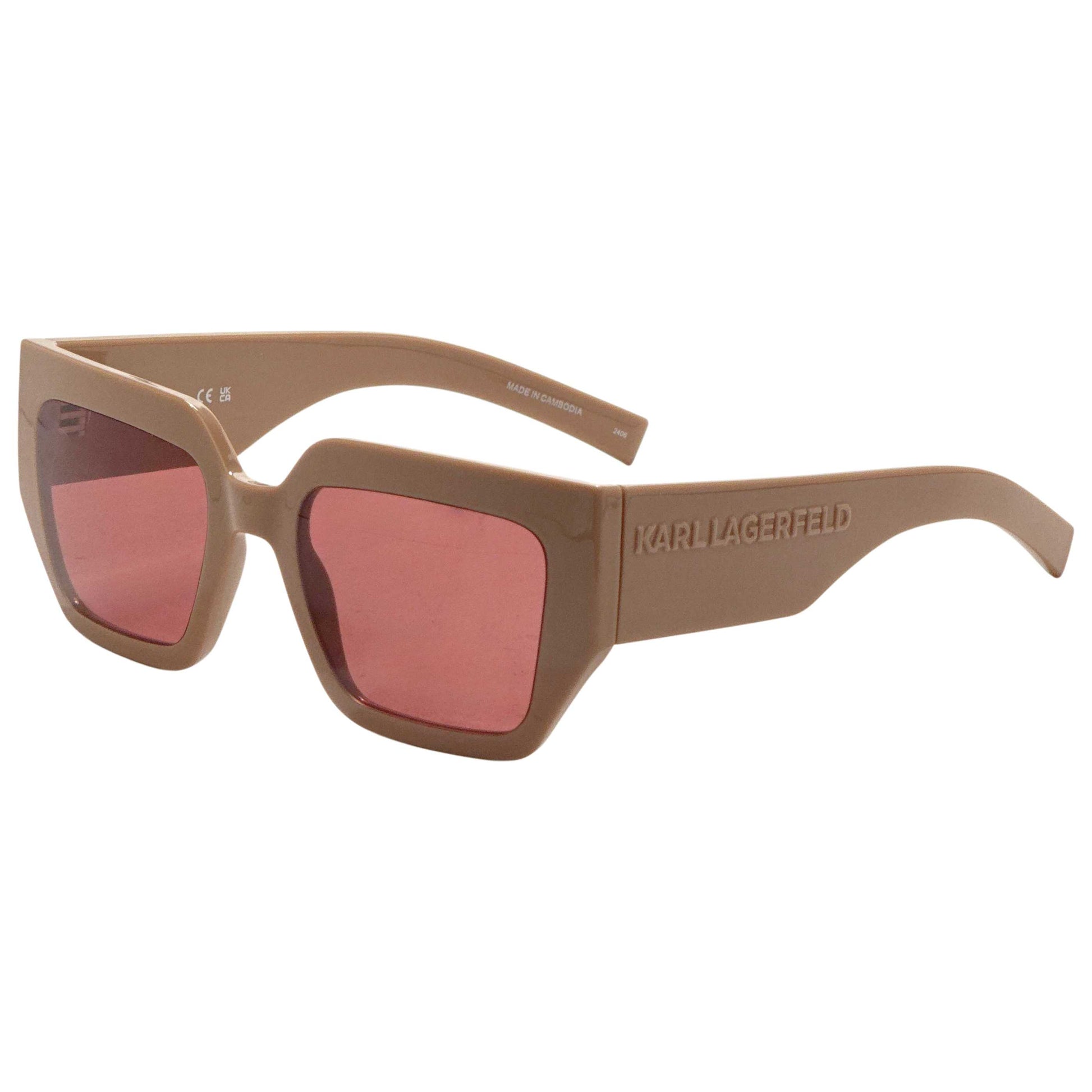 Front view of Karl Lagerfeld Women's Sunglasses KL6166S-272