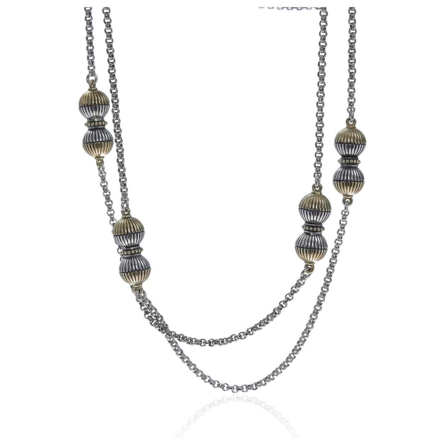 Front view of Konstantino Hebe Women's Necklace KOKJ432-130-36 6U