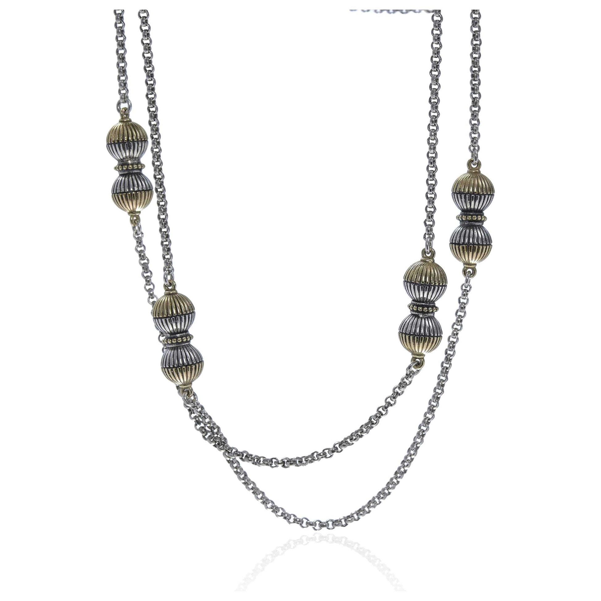 Front view of Konstantino Hebe Women's Necklace KOKJ432-130-36 6U