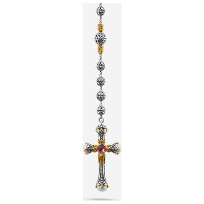 Front view of Konstantino Lariat Women's Necklace KOMK4736-450-CUT