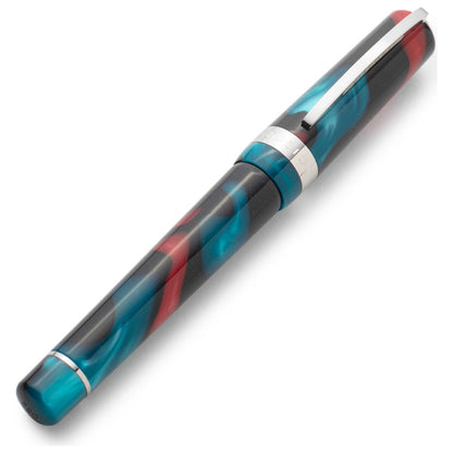 Front view of Visconti Woodstock Dark Lava Lamp Pen KP03-04-FPAF